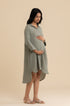 The Sage Dress – Army green cotton dress, view 6