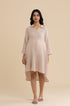The Signature Dress – Beige cotton dress, view 1