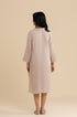 The Signature Dress – Beige cotton dress, view 8