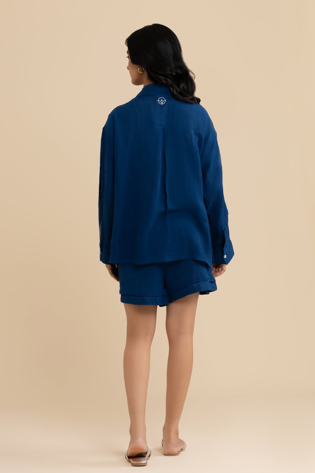 The Midnight Set – cotton double gauze co-ord set, view 7