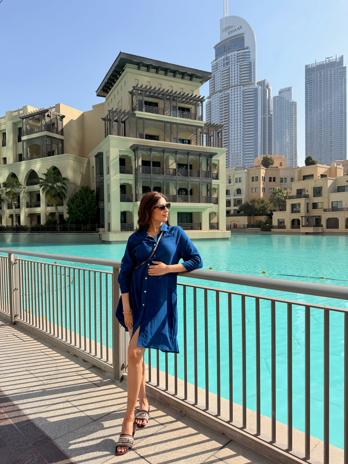 The Midnight Dress – cotton dress, view 4