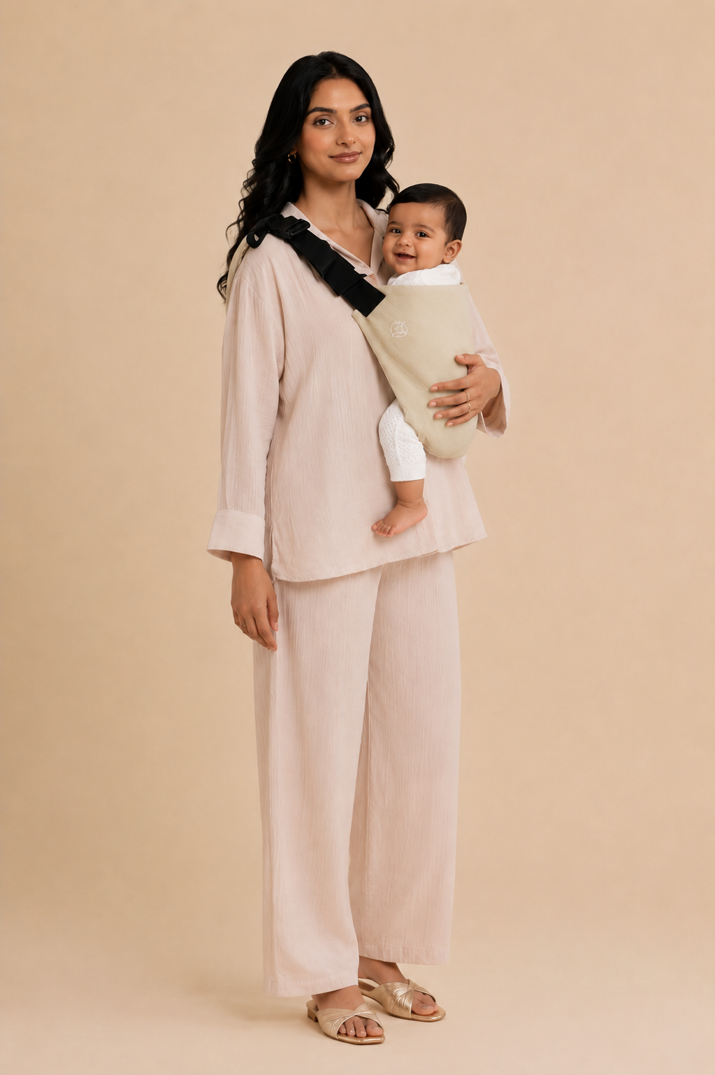 The Second Skin Carrier – soft cotton carrier, view 1