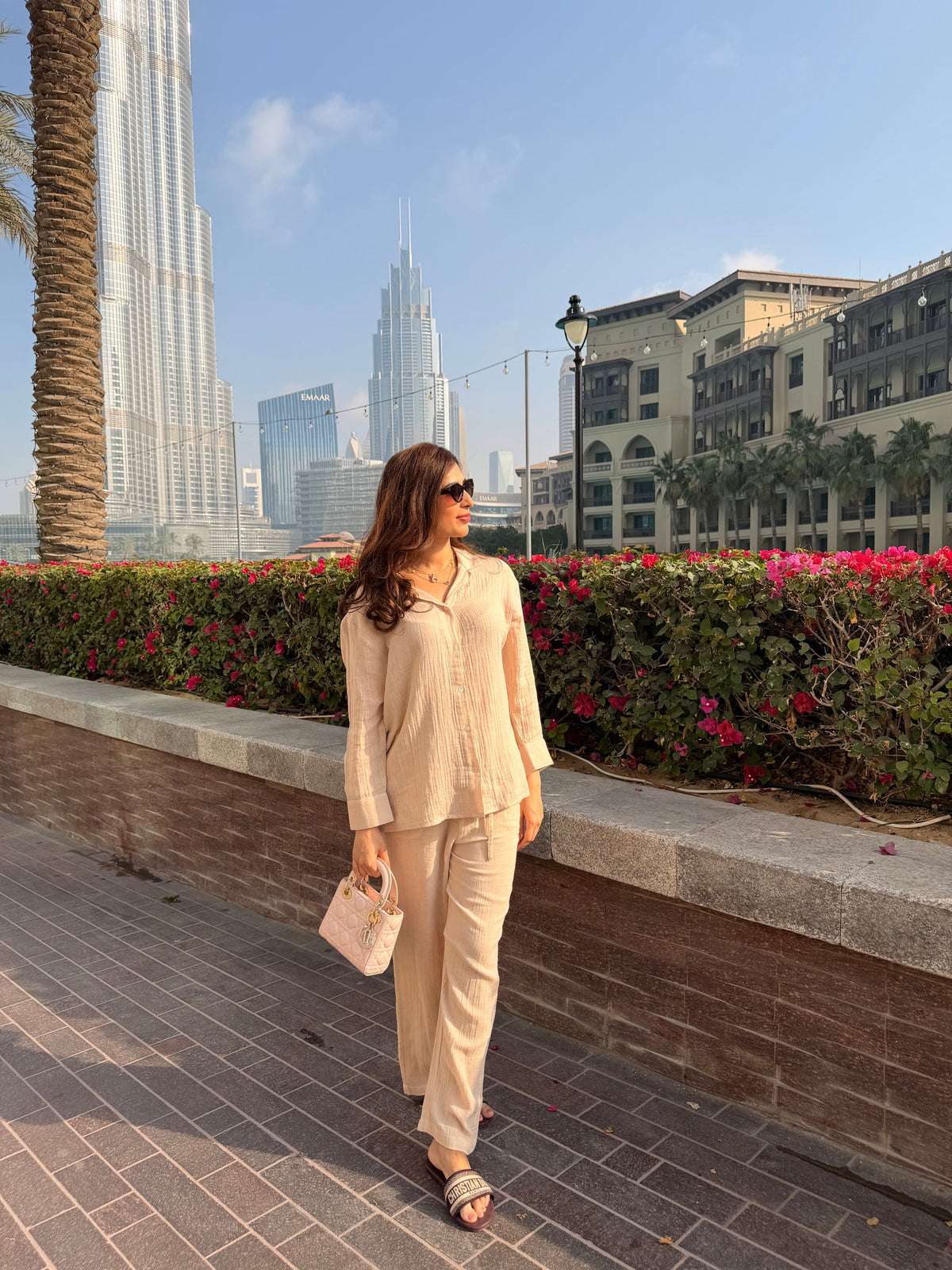 The Studio Set – cotton double gauze co-ord set, view 5